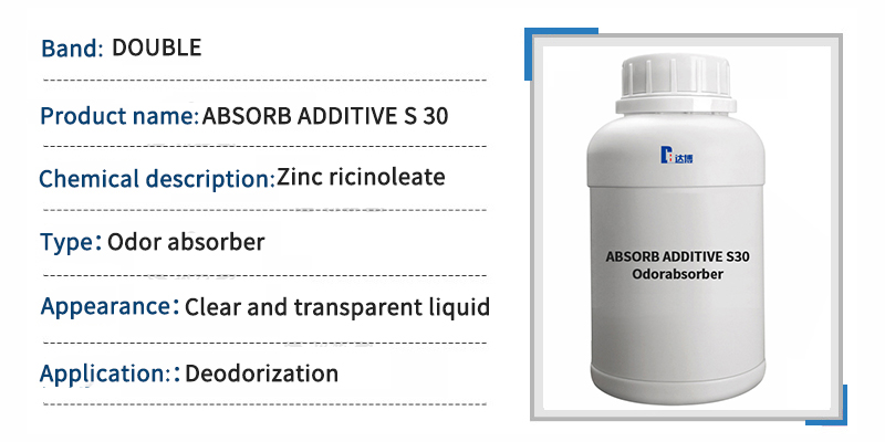 DOUBLE S30 Deodorant Odor Absorber, Bactericidal Active Substance Zinc Ricinoleate 第1张