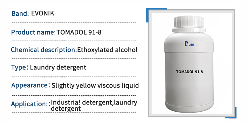 Evonik Eco-friendly Nonionic Surfactant TOMADOL 91-8 Laundry Detergent Raw Materials 第1张